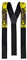 KÜBLER Workwear Kübler Forest Hosenträger Jarretelles, Jaune, M Hommes