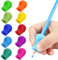 PROPOG 10 Stück Schreibhilfe für Stift Kinder, Stifthalter Kinder Hilfe Silikon Schreibhilfe Stifthaltung Ergonomische Stifte Kinder für Linkshänder oder Rechtshänder