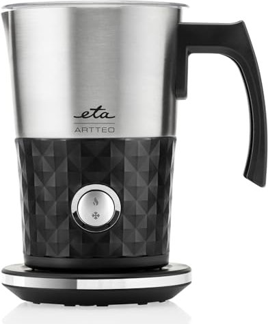 ETA Milchaufschäumer Artteo I elektrisch I 550 Watt I 300 ml I Antihaftbesichtigung I für Milchschaum heiss und kalt I Milch erhitzen I Kaffee, Cappuccino, Milchkaffee, Kakao, Kaffe Latte, Latte