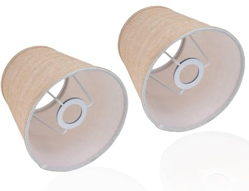 2 Piezas Pantalla Lampara Mesa, Pantallas De Lámparas Modernas Para Mesa Y Pie, Repuesto De Lámparas Para Candelabro,lámpara De Pared Vertical,Lámpara De Mesa Pequeña,Lámpara De Vela