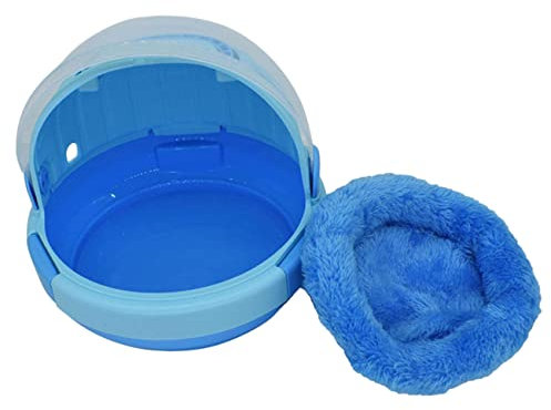 WOONEKY Tragbare Transportbox Für Ziervögel Reisekäfig Mit Belüftungslöchern Handkäfig Für Papageien Leicht Zu Tragen Klarer Sichtbereich Für Haustiervögel