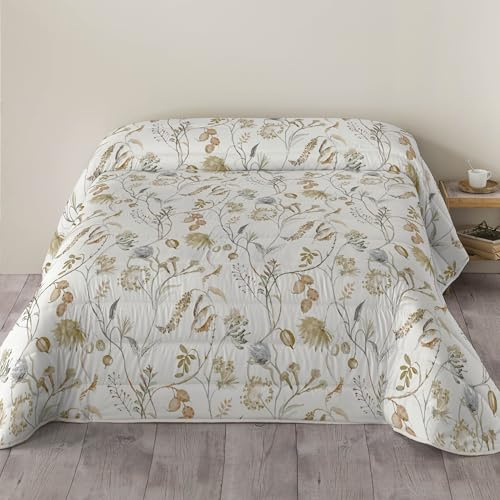 NATURALS Edredón Nórdico Estampado 300 Gramos - Cama 135-100% Microfibra, Tacto Suave, Gran Comodidad, Certificado OEKOTEX Standard 100 - Colección 2024/2025 (ELEA, 235x260 cm)