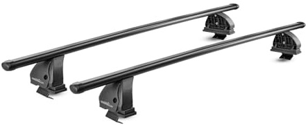 Barre Portatutto per Ford C-Max II 2010> - Senza Predisposizioni - Facili da Montare - Acciaio Elettrozincato - Guaina Antisibilo - Compatibili con Auto Senza Corrimano - Design Moderno - Fino a 50kg