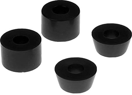 Hellery 2 Sets Skateboard Truck PU Buchsen Stoßdämpfer Pad, 95A / 100A / 85A Top Bushings & Bottom Bushings for & Longborad, Black 100A