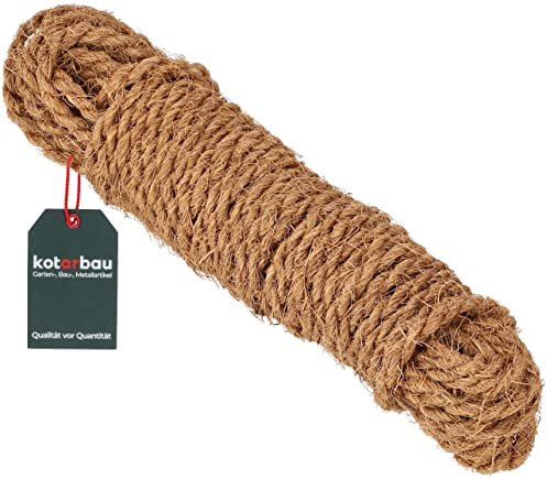 KOTARBAU® Corde en fibre de coco 6 mm x 15 m