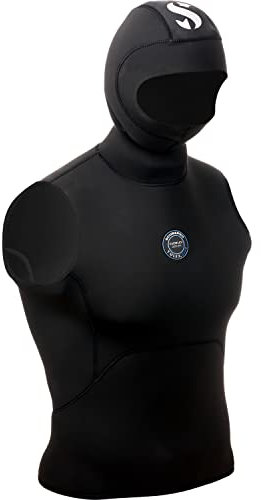 Scubapro EVERFLEX 2.0 Vest HDD Uni L-Naturkautschuk YULEX Atemregler für Tauchen, Kaltwasser, Unisex, Erwachsene, Schwarz, L