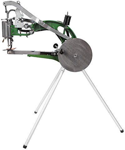 Fockety Machine à Coudre Manuelle pour la Réparation des Chaussures, Machine à Coudre Semi-Automatique pour la Réparation des Chaussures en Nylon/Coton