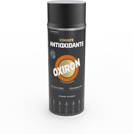 OXIRON Esmalte Metálico Antioxidante Spray Pavonado Negro 400 ml