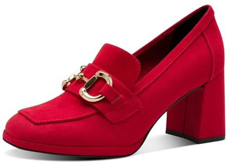 MARCO TOZZI Damen Trotteur Elegant Vegan, Rot (Red), 39 EU