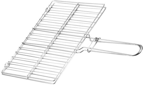 Happyyami Panier à Griller Inoxydable Rack De Barbecue pour Légumes Et Viande Panier De Cuisson pour Poisson pour Camping Et Activités Extérieures