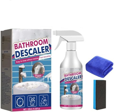 Envis fläckrengörare, mångsidig duschrengöring, toalettrengöring, kalkborttagare, stark smutsborttagning, dammkabinrengörare, glaskanal-toalett-badrumsrenare