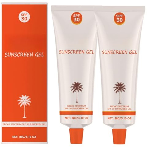 Spray Autobronceador FPS 30, Gel Autobronceador Naranja, Fórmula Hidratante, Protector Solar Resistente al Agua, Apto para Rostro, Cuerpo, Camas de Bronceado y Uso Exterior