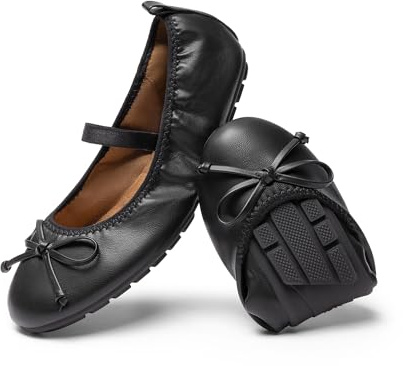 DREAM PAIRS Little Girls Toddler Ballet Flats Dress Shoes Mary Janes Shoes,Size 8 Toddler,Black,SKFA26003K