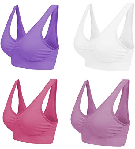 Boolavard® TM Kvinnors sömlösa bh fri beskär topp väst ny sport bh bandeau komfort komfort