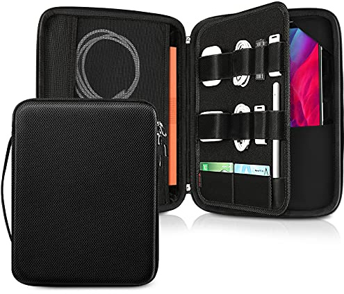 FINPAC Funda de Tablet para 13 iPad Air M4 M3 M2 2026-2024, 13 iPad Pro M5 M4, iPad Pro 12,9, 13 Surface Laptop, Portafolio Bolsa Organizado con Correa de Mano para Magic/Smart Keyboard