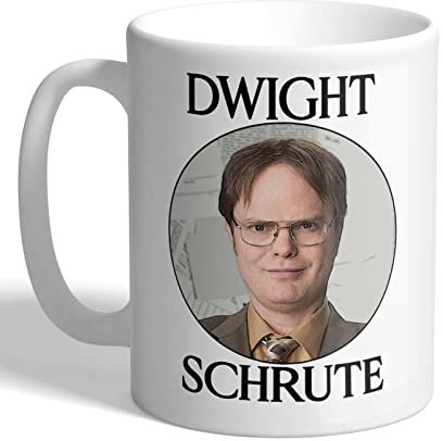I Love Mugs - Dwight Schrute - Raiin Wilson - Office Mug, Ceramic, 11fl.oz.
