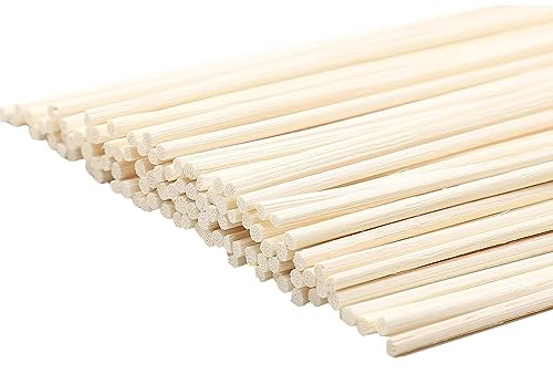 Urban Naturals Reed Diffuser Sticks 10 Inch Natural Rattan, 100 Count, Bulk Refill for Oil Diffuser Bottles, DIY Projects