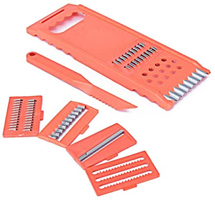 Guangcailun Légumes Dicer Outils Oignon Citron Trancheuse Ensemble Râpe À Fromage De Poche Réglable Multifonctionnel Accessoires Outil