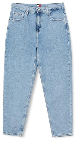 Tommy Jeans Damen MOM Jeans Uhr TPR AI4116 DW0DW21392, Denim (Denim Light), 28W/30L, Denim (Denim Light), 28 W/30 L