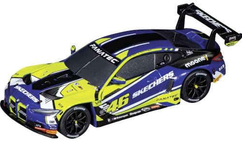 Carrera GO!!! 20064246 BMW M4 GT3 Valentino Rossi I 1:43 Scale Slot Car I With Original License I Suitable For Ages 6 Years+