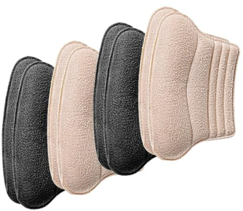 8 paires d'autocollants de talon demi-taille, accessoire de chaussure, semelles intérieures de talon for femmes, autocollants d'extérieur, coussins de talon portables, chaussures de sport, colle de fi