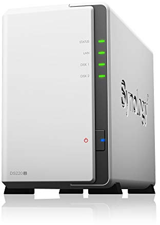 Synology DS220j 8 TB 2 Bay Desktop NAS | Installato con unità Toshiba N300 da 4 TB