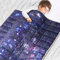 Solfres Gewichtsdecke für Kinder, 2,3 kg, 90 x 120cm, Minky-Druck, schwere Decke für Kinder und Jugendliche, die schlafen, ultraweich und gemütlich, Sterne, sensorische Gegenstände zum Schlafen,