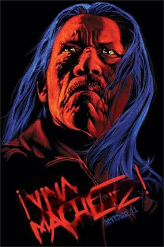 CYQFEZ Jigsaw Puzzle 1000 Pieces Horror Film Machetes Poster Colorful Ability Game For The Whole Family Adult Fx125Pv