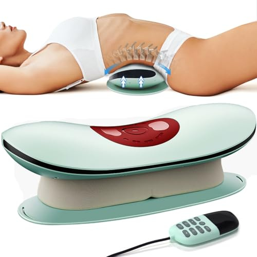 Masaje lumbar eléctrico, dispositivo de tracción lumbar eléctrica, masajeador de espalda, masajeador infrarrojo, masaje de vibración y cojín de aire,