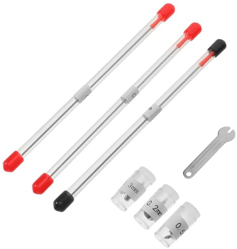 Cabilock Kit Aerografo Accessori per Pittura Ugello di Ricambio di Aghi e Punte per Aerografo Portatile per Modellismo e Hobby