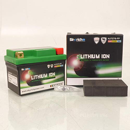 Skyrich Lithium Battery for Motorcycle Honda 125 Cbr R 2004 to 2016 YTZ7S-BS / 12V 6Ah