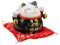 BESPORTBLE Sparplan Winkekatze Mittelfinger Japan Spardose Waving Cat Fengshui Katzen- Keramik Maneki Neko Katze Katze Dekoration (Schwarz) Spardose Porzellan Anime Spardose Glückskatze