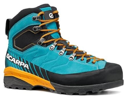Scarpa MESCALITO TRK GTX, Chaussures de montagne Unisexe Adulte, Azure Fluo, 43 EU, Bleu fluo, 43 EU