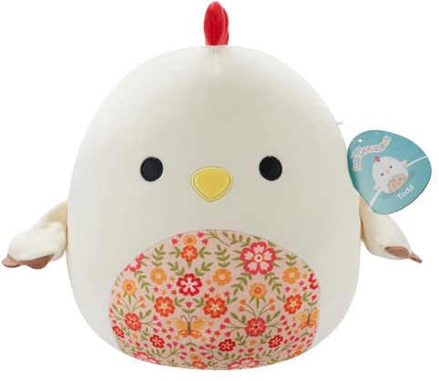 Squishmallows SQCR05418 - Todd der Hahn 30 cm, offizielles Jazwares Plüsch, superweiches Kuscheltier