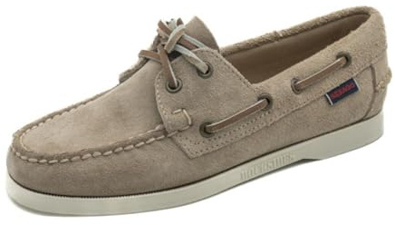 Sebago Scarpa da Barca Portland Flesh out Beige in camoscio - 781111W 910 - Taglia 38