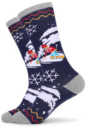 Cosysparks Kinder skisocken kinder,skistrümpfe kinder ski socken kinder Kinder Winter Warme Socken skisocken für jungen für Jungen Mädchen Winter Skating Wandern (7-12 Jahre alt)