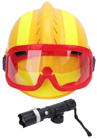 Casco di Salvataggio con Elmetto di Ricerca e Salvataggio Leggero per Emergenza Antincendio e Terremoto, Berretto di Sicurezza con Design Riflettente (YELLOW)