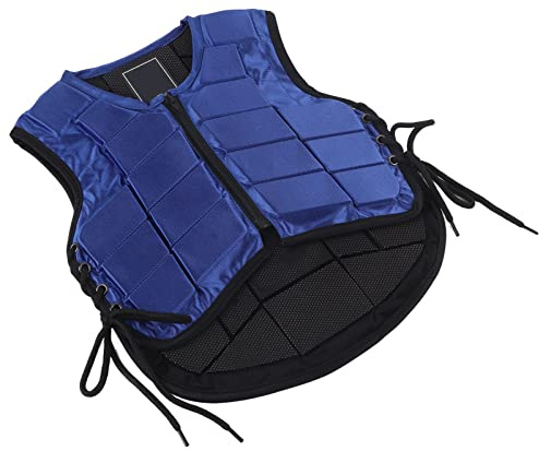 KIMISS Chaleco Protector Ecuestre Chaleco Ecuestre para Niños Equipo de Protección para Montar a Caballo Acolchado de Espuma Protector Corporal Unisex (CS)