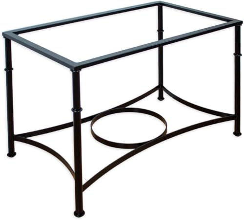 El Herrero Mesa de Forja para Salon, Comedor, Cocina, Mesa de Centro, Jardin | Varias Medidas | Regulable a Doble Altura. Ideal para Ropa Camilla