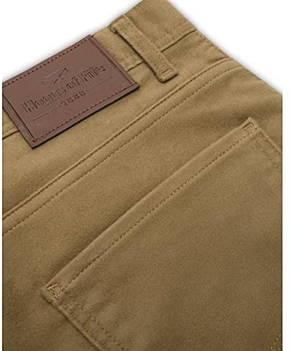 Hoggs of Fife Carrick Stretch Technical Moleskin Jeans Dried Moss 32''