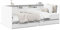 Vopese White 90x190 cm Daybed with Drawers, Convertible, Under-bed Storage, Engineered Wood Frame, Adult Size, Trundle Bed