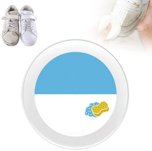 Shoes multifunctional cleaning cream, 2024 Newest White Trainer Cleaner, White Shoe Cleaner Stain Removal Cream, All Purpose Shoes Cleaning Cream for All Surfaces (1)