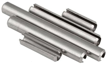 CLENEA Pasadores elásticos de Acero Inoxidable 304 M1.5-M12 Pasadores elásticos cilíndricos Abiertos Pasadores de tensión ranurados divididos(10mm,M3)