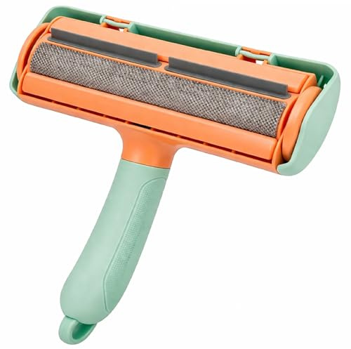 Pet Hair Remover Roller for Furniture, Couch & Car – Reusable Lint Roller for Dog & Cat Hair, No Sticky Tape Needed