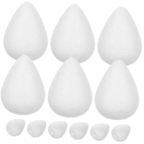 ULTECHNOVO Forniture per Matrimoni 50 Boccioli di Rosa in Schiuma Artigianale Bianca 5X4.5Cm per Decorazioni Tavoli e Bomboniere, Materiale Fai da Te per Eventi e Celebrazioni