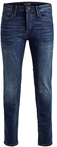 Herren Jack & Jones Jeans Tim Straight Legs Slim Fit Flat Front Tim ORIGINAL, Farben:Dunkelblau-2, Größe Jeans:33W / 32L