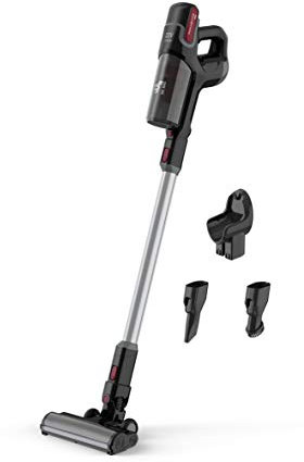Rowenta Extenso X-Pert 160 - Aspiradora (Secar, Ciclónico, Sin bolsa, 0,5 L, Negro, Rojo, Batería)