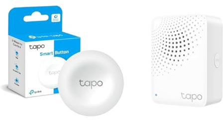 TP-Link Pulsante Intelligente S200B + tapo Hub, Controlla i Dispositivi Tapo con Il Pulsante