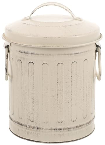 Cabilock Cubos De Metal Para Cenizas Calientes Cubo De Leña Cubo De Maceta Quemar Barril Cubo De Chimenea Cubo De Ceniza De Metal Lata Incineradora Planchar Pequeño Cubo De Hierro Parilla