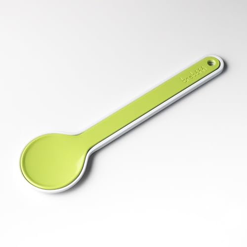 TREBONN - IN, Nest&Serve - Set di posate da insalata in melammina. Pratiche e salvaspazio. Dimensioni: 27.5 x 7.5 x 0.8 cm (Green/White)